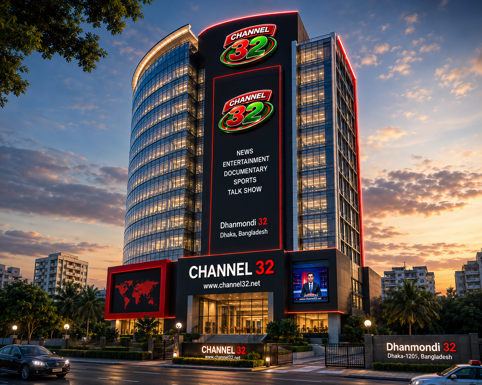 Channel 32 Building Headquarters